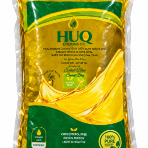 HUQ Mustard Cooking Oil – 1 Litre Pouch