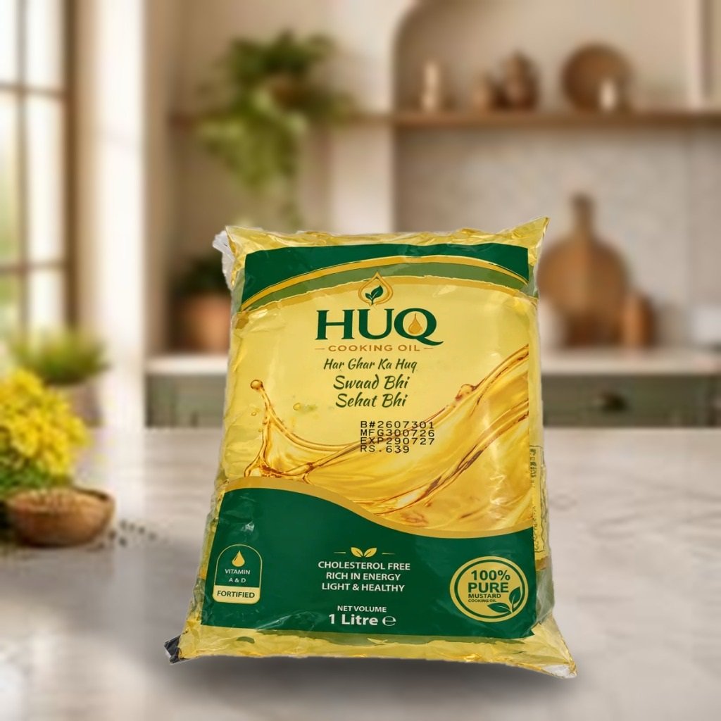 HUQ Cooking Oil – 1 Litre Poly Bag