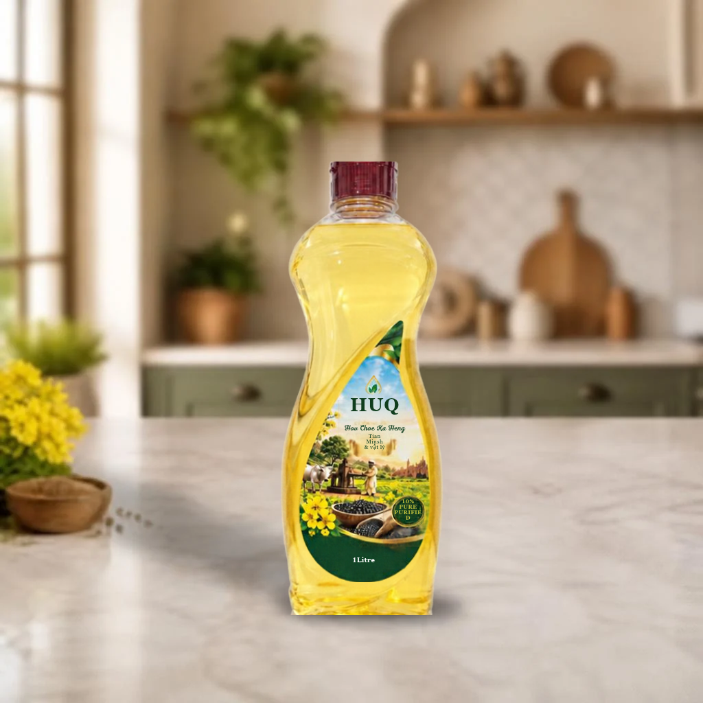 HUQ Cooking Oil – 1 Litre Bottle